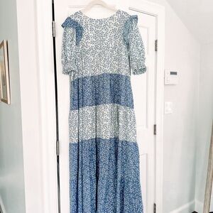 Endless Rose - Floral Tiered Midi Dress, Small